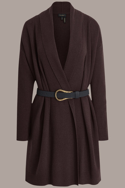 V-NECK LONG CARDIGAN