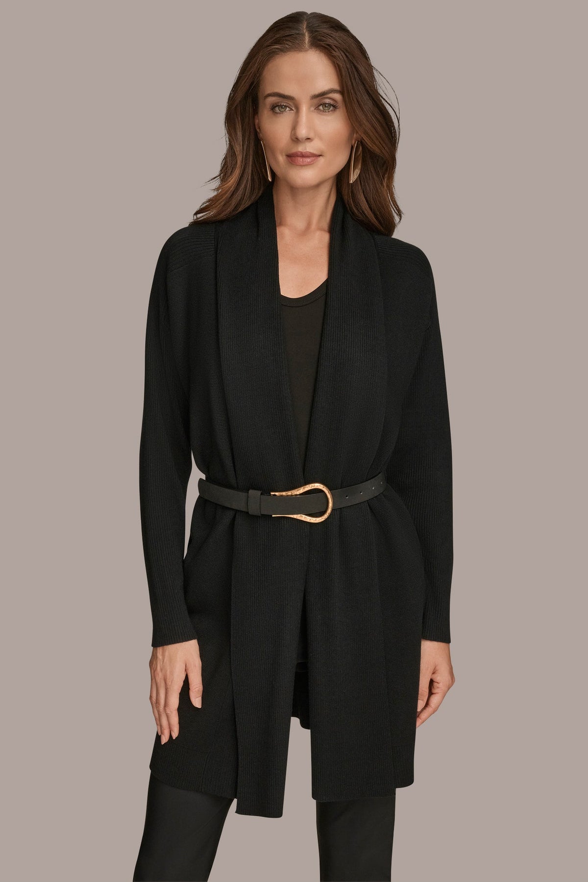 V-NECK LONG CARDIGAN