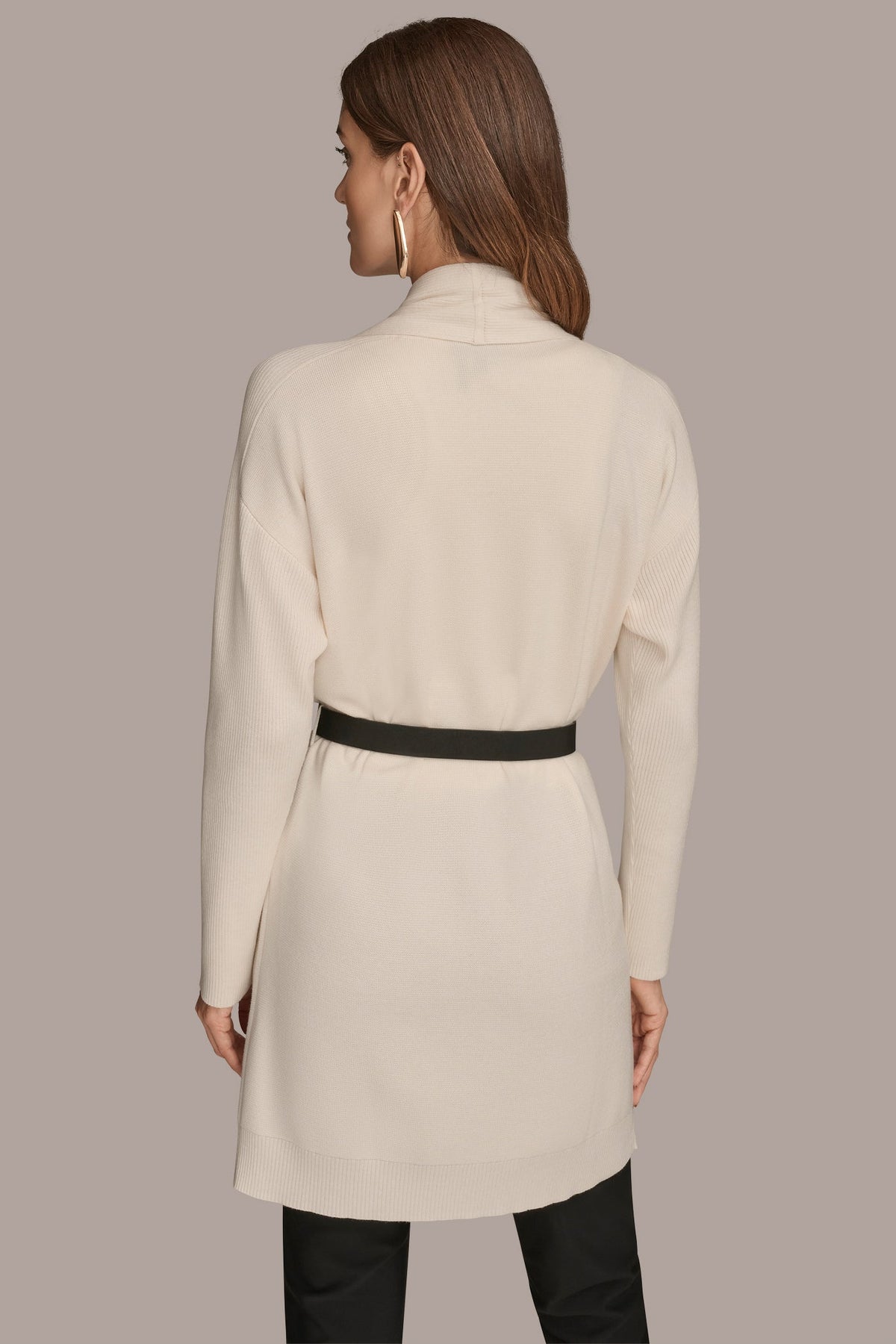 V-NECK LONG CARDIGAN