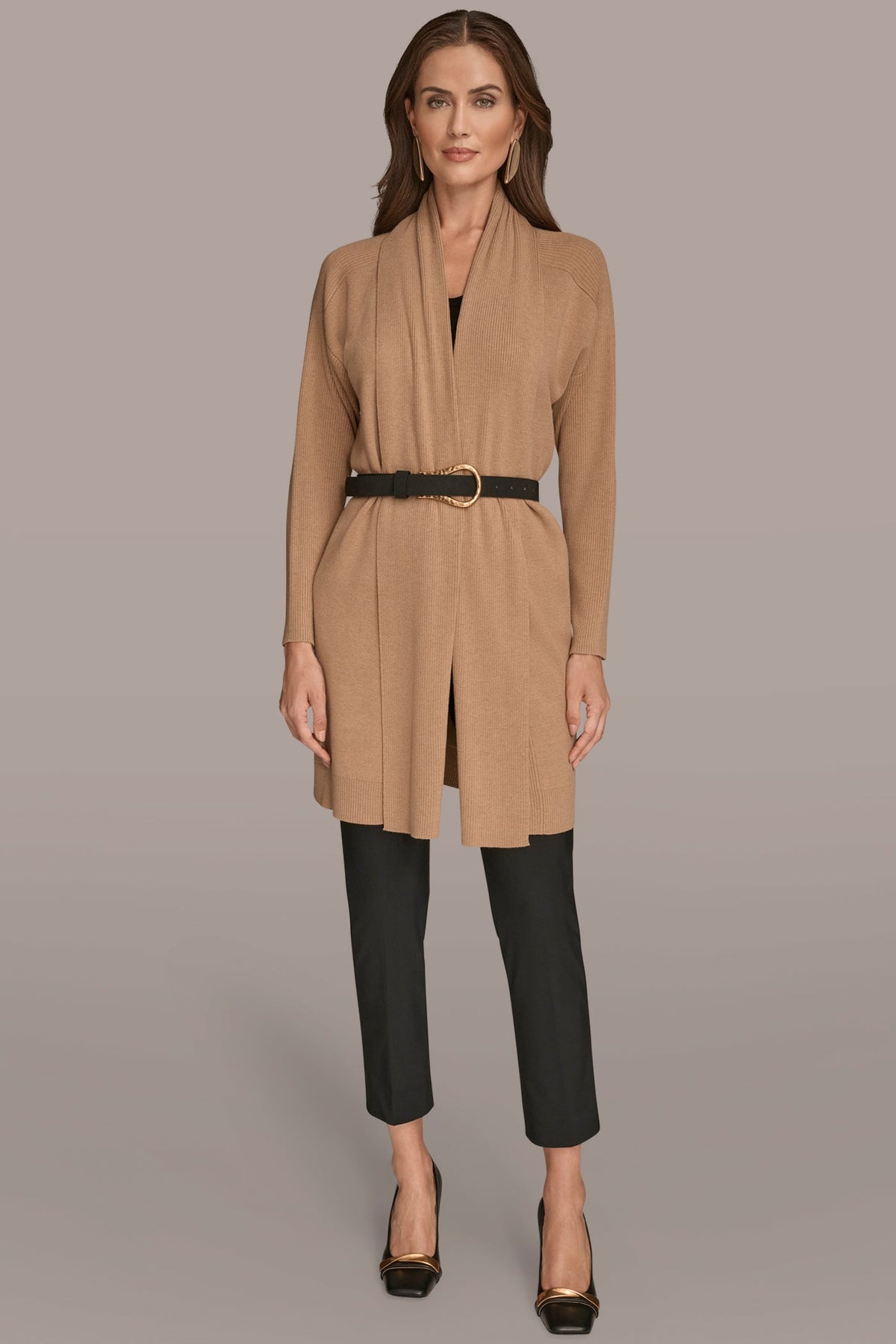 V-NECK LONG CARDIGAN