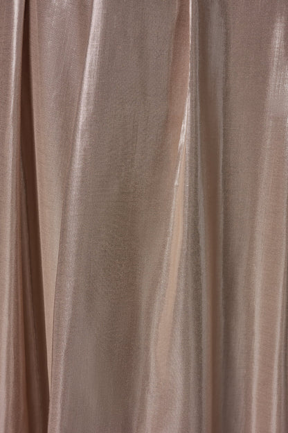 METALLIC MIDI A-LINE SKIRT