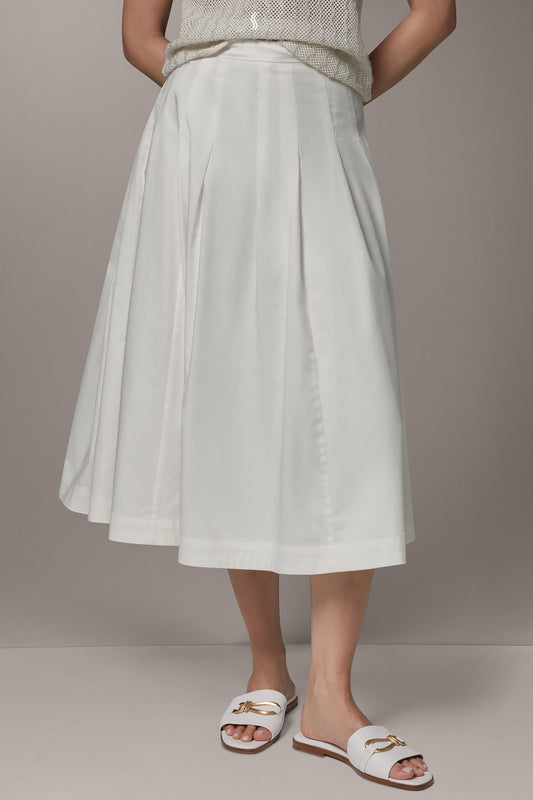 MIDI A-LINE SKIRT