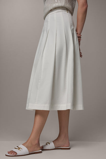 MIDI A-LINE SKIRT