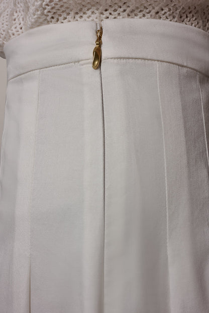 MIDI A-LINE SKIRT