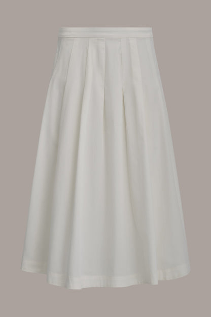 MIDI A-LINE SKIRT