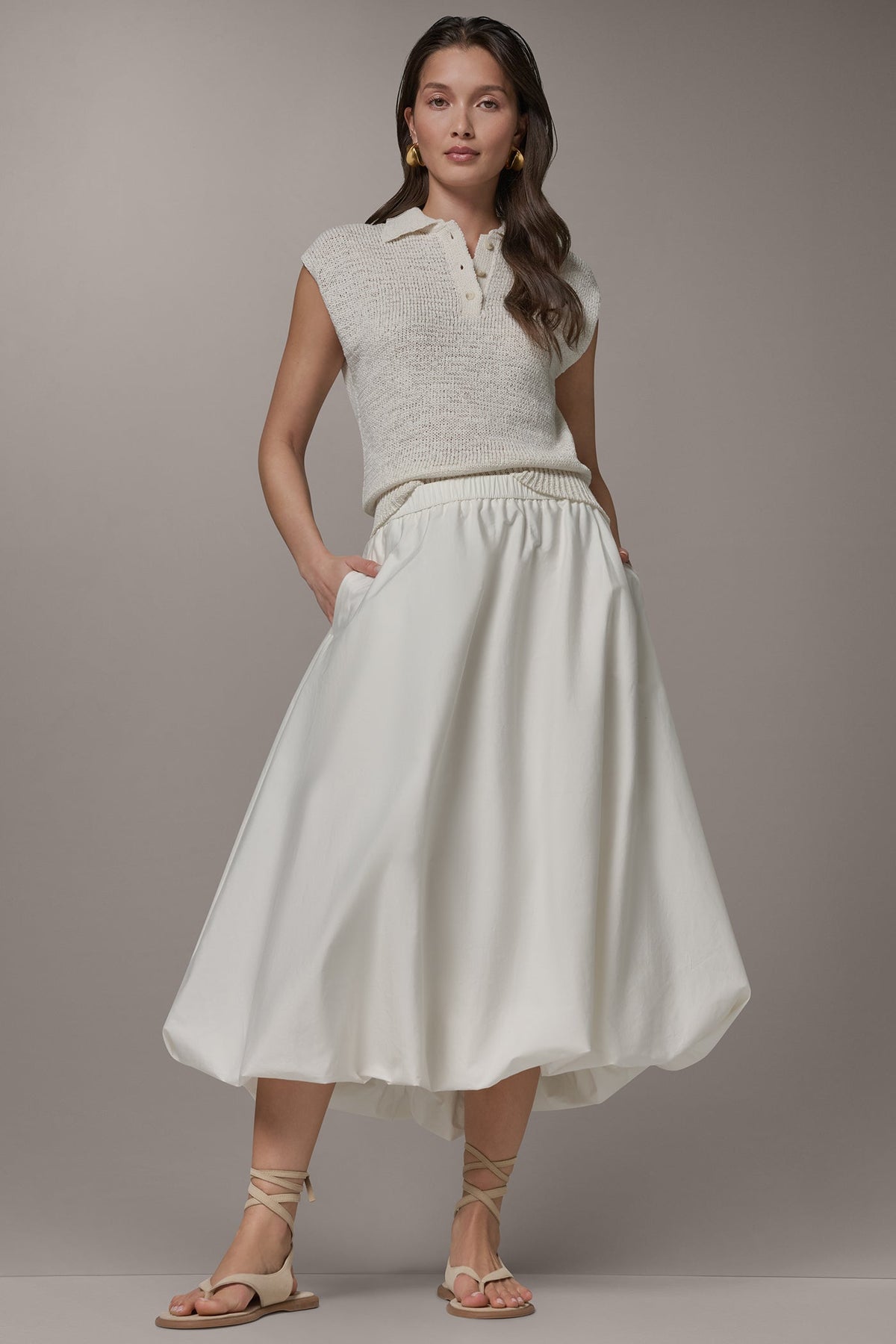 MIDI BUBBLE SKIRT