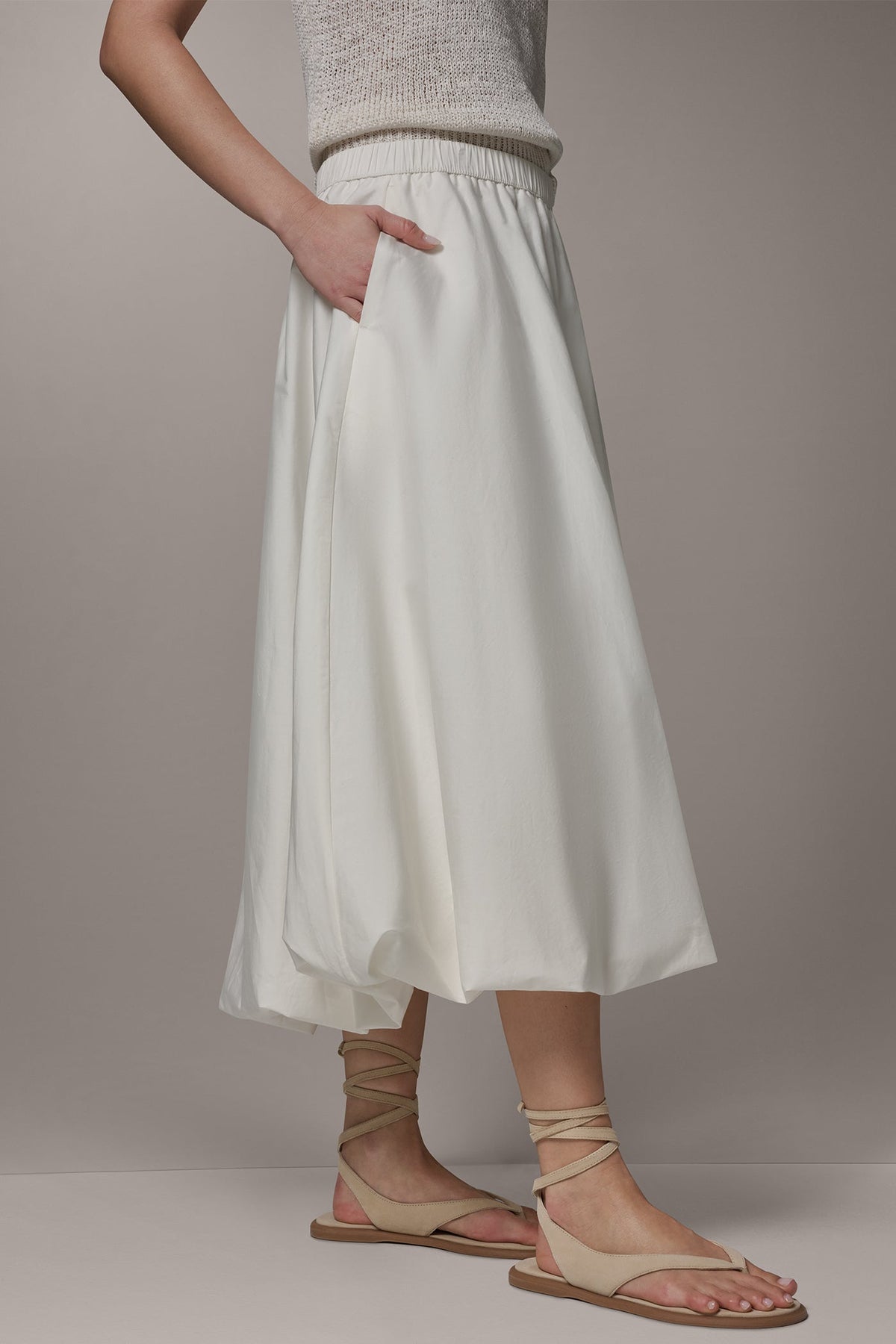 MIDI BUBBLE SKIRT
