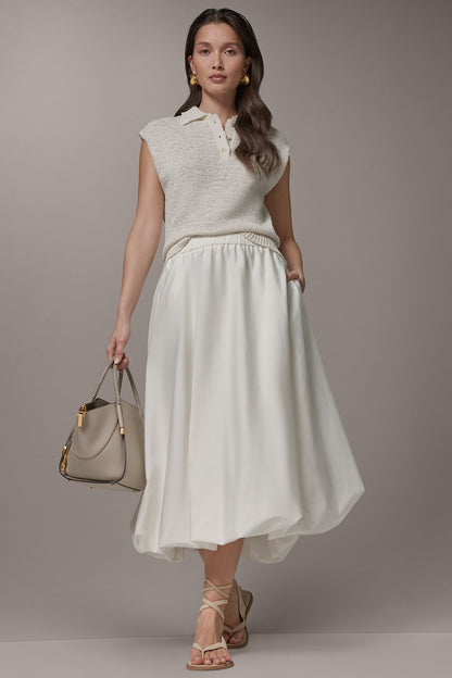 MIDI BUBBLE SKIRT