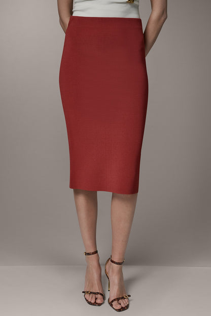 MIDI SWEATER SKIRT