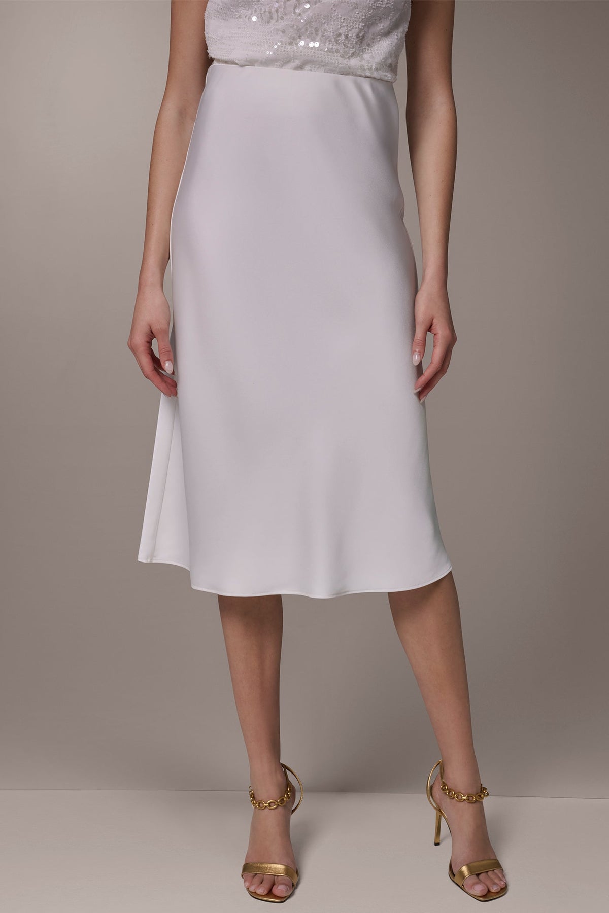 SATIN BIAS SKIRT