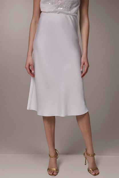 SATIN BIAS SKIRT