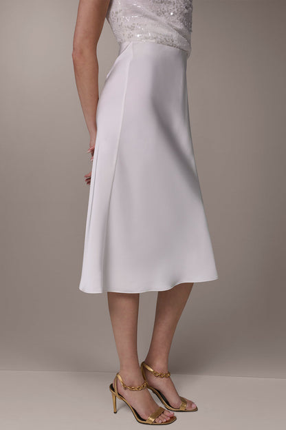 SATIN BIAS SKIRT
