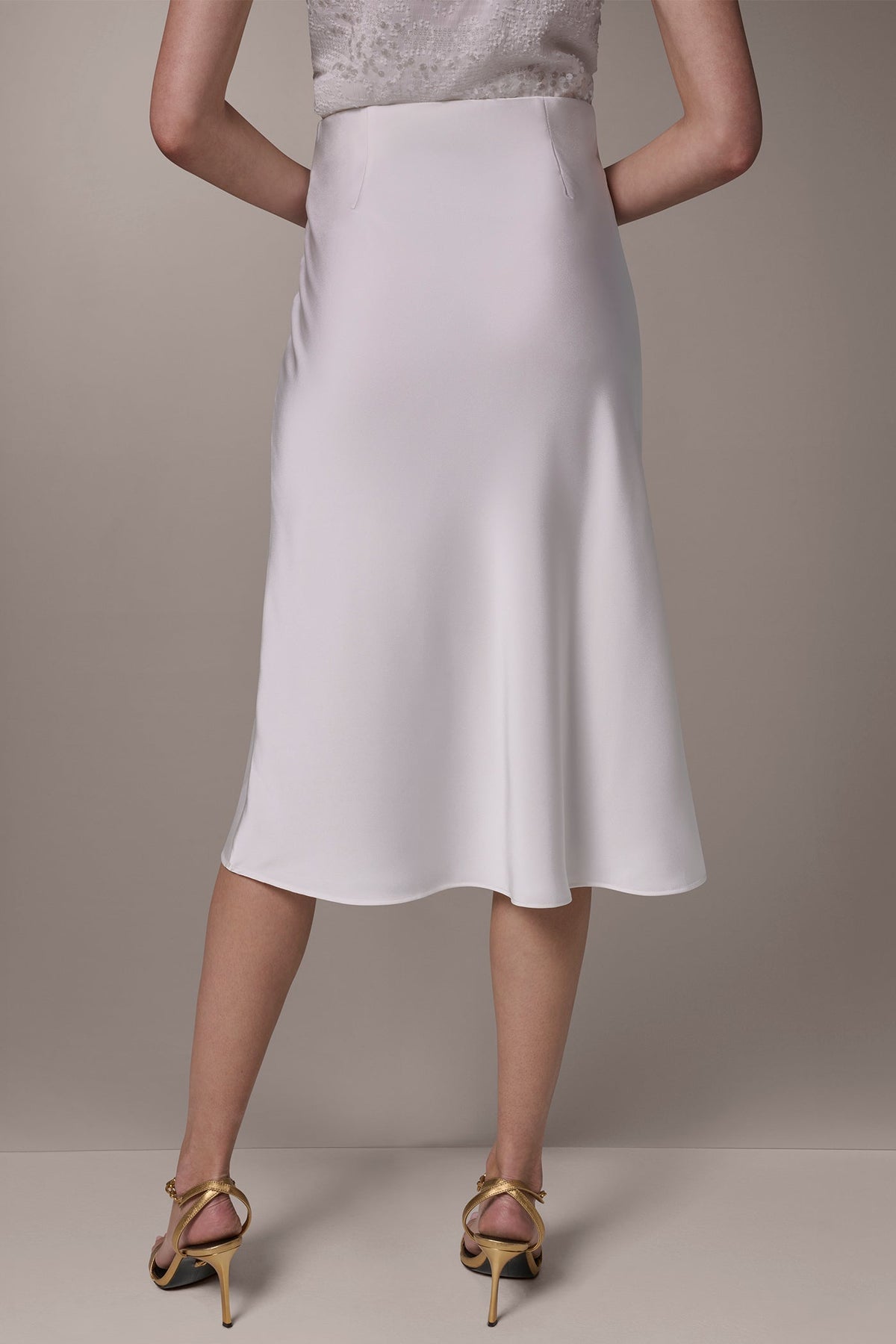 SATIN BIAS SKIRT