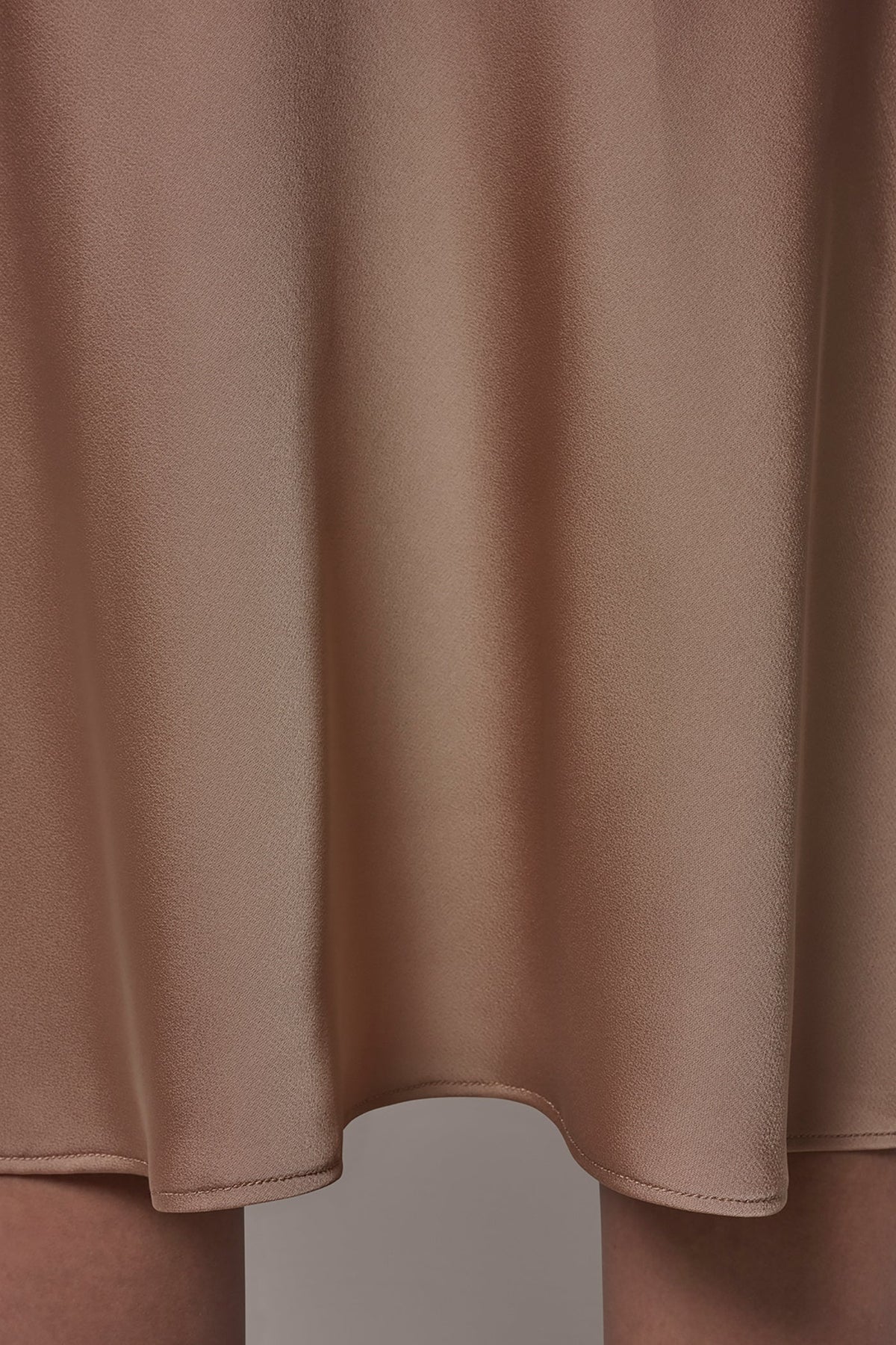 SATIN BIAS MIDI SKIRT