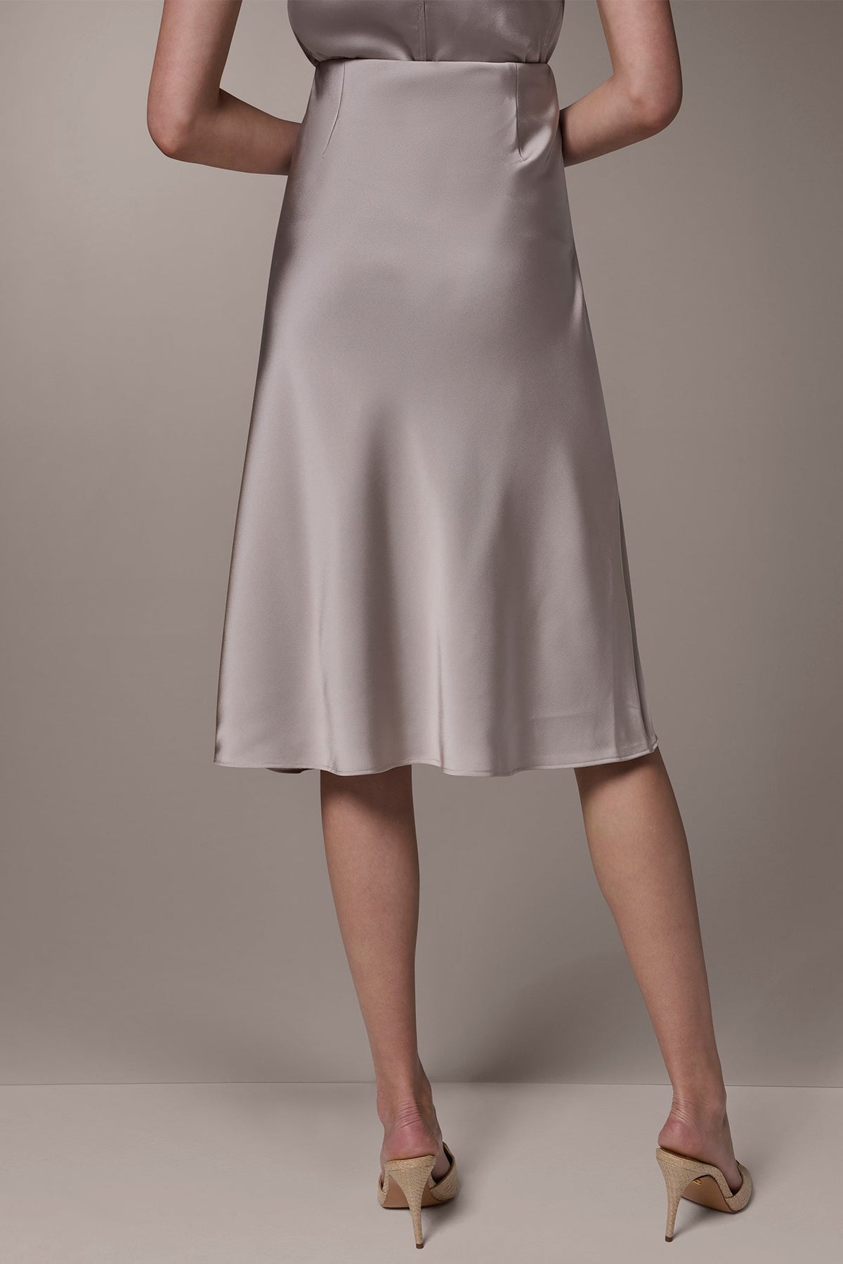 SATIN BIAS SKIRT