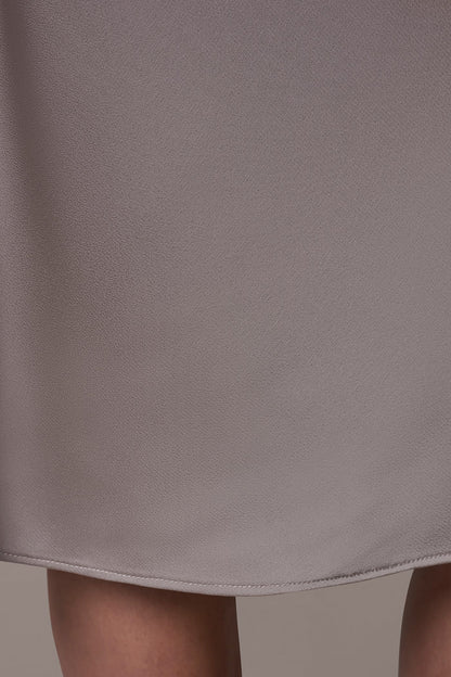 SATIN BIAS SKIRT