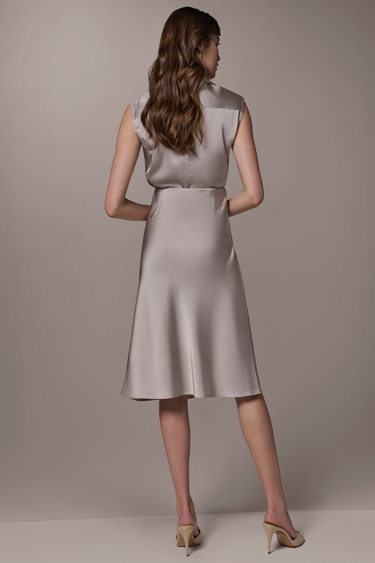 SATIN BIAS SKIRT