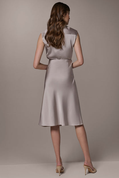 SATIN BIAS SKIRT