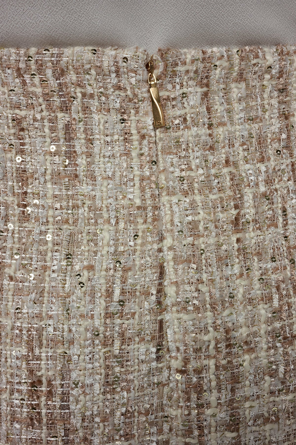 SEQUIN TWEED MIDI SUIT PENCIL SKIRT