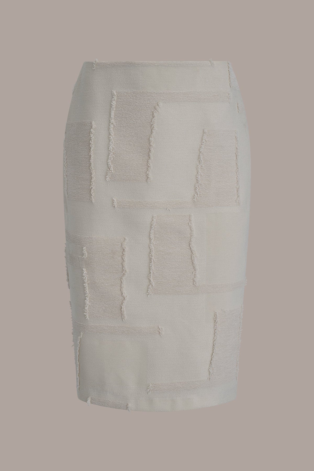 JACQUARD MIDI SUIT PENCIL SKIRT