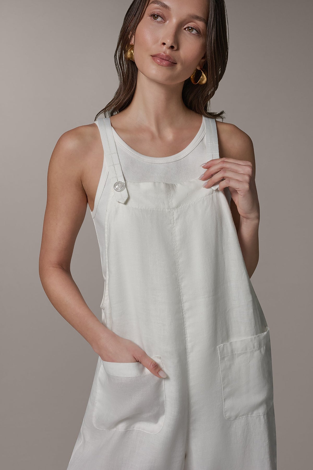 SLEEVELESS CROPPED JUMPER