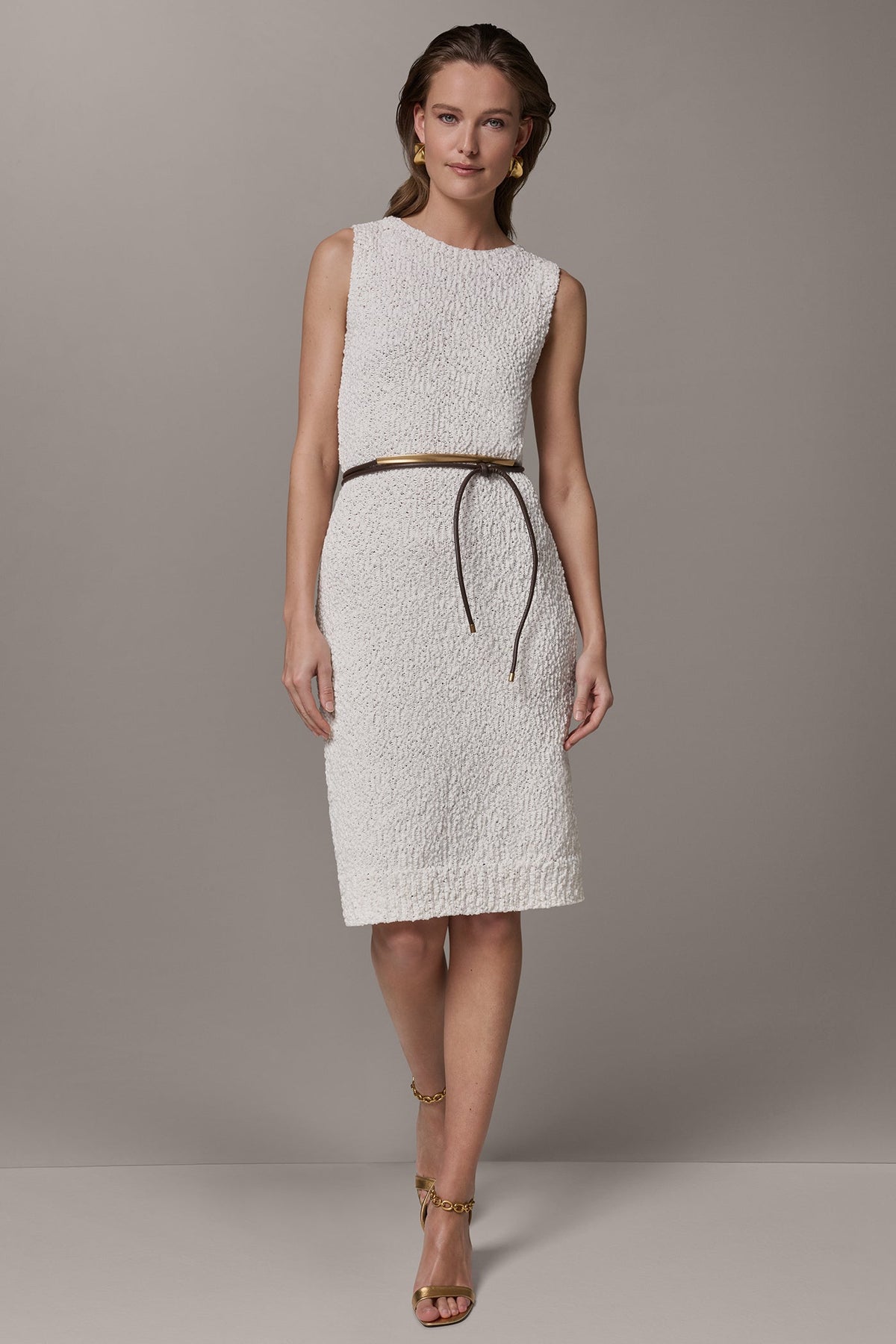 BOUCLE KNIT DRESS