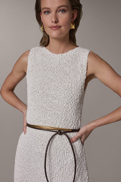 BOUCLE KNIT DRESS
