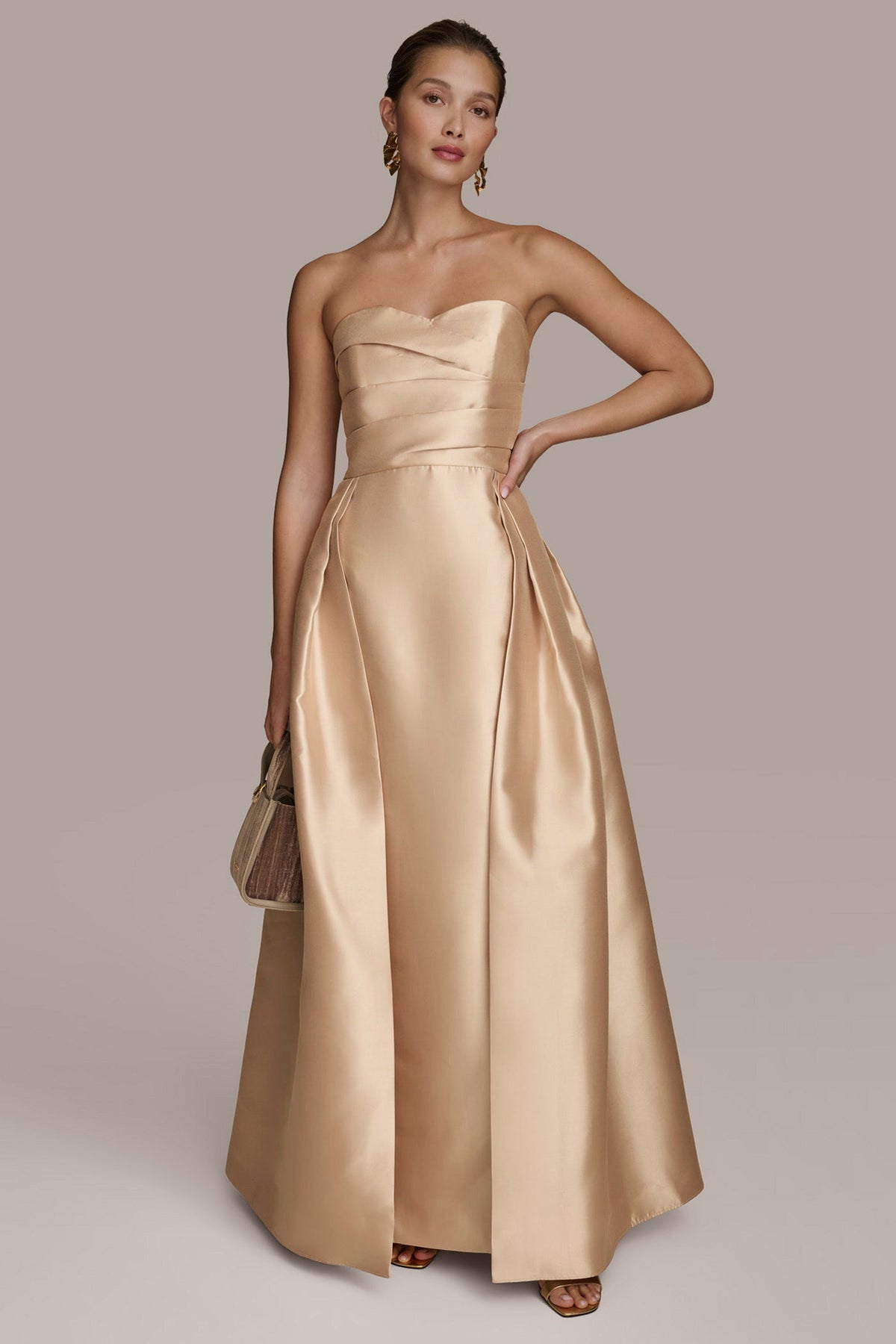 MIKADO STRAPLESS SWEETHEART BALL GOWN