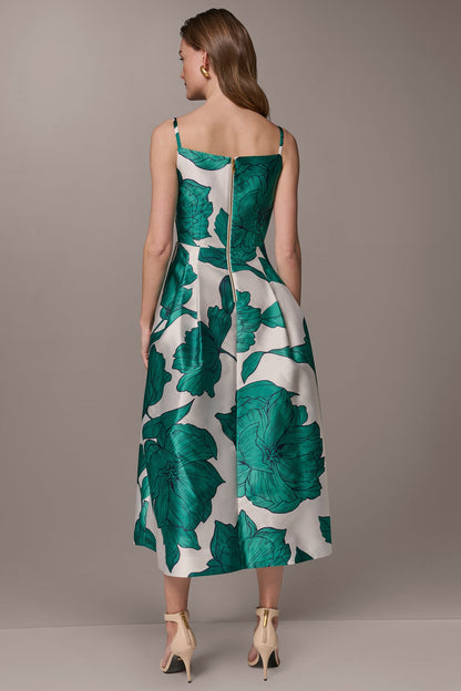 MIKADO FLORAL MIDI GOWN