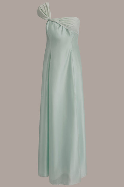 ORGANZA TWIST ONE-SHOULDER BALL GOWN