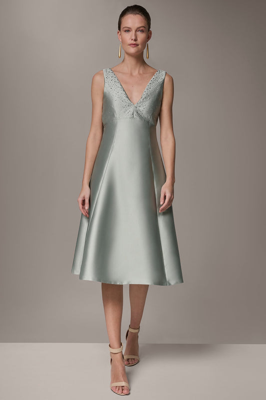 MIKADO CRYSTAL MIDI GOWN