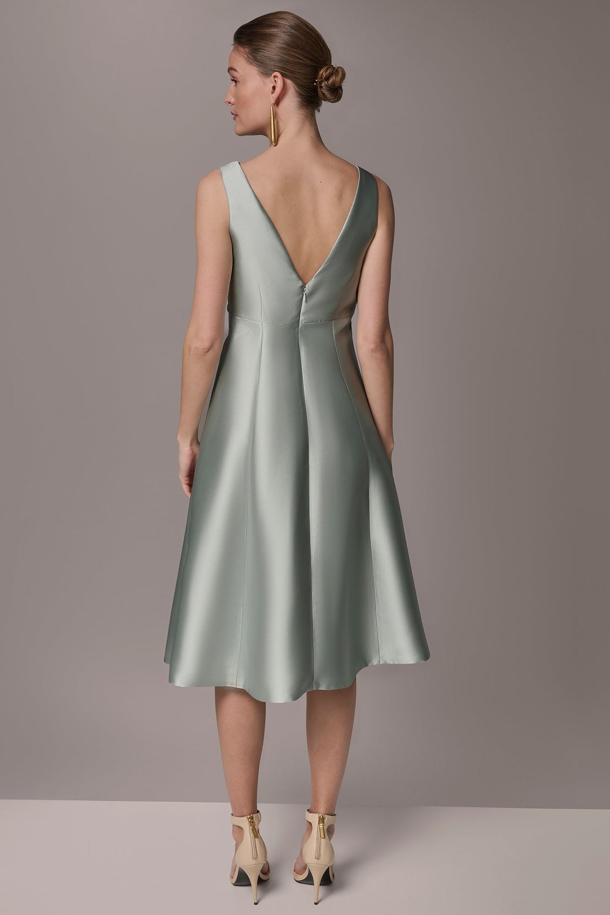 MIKADO CRYSTAL MIDI GOWN