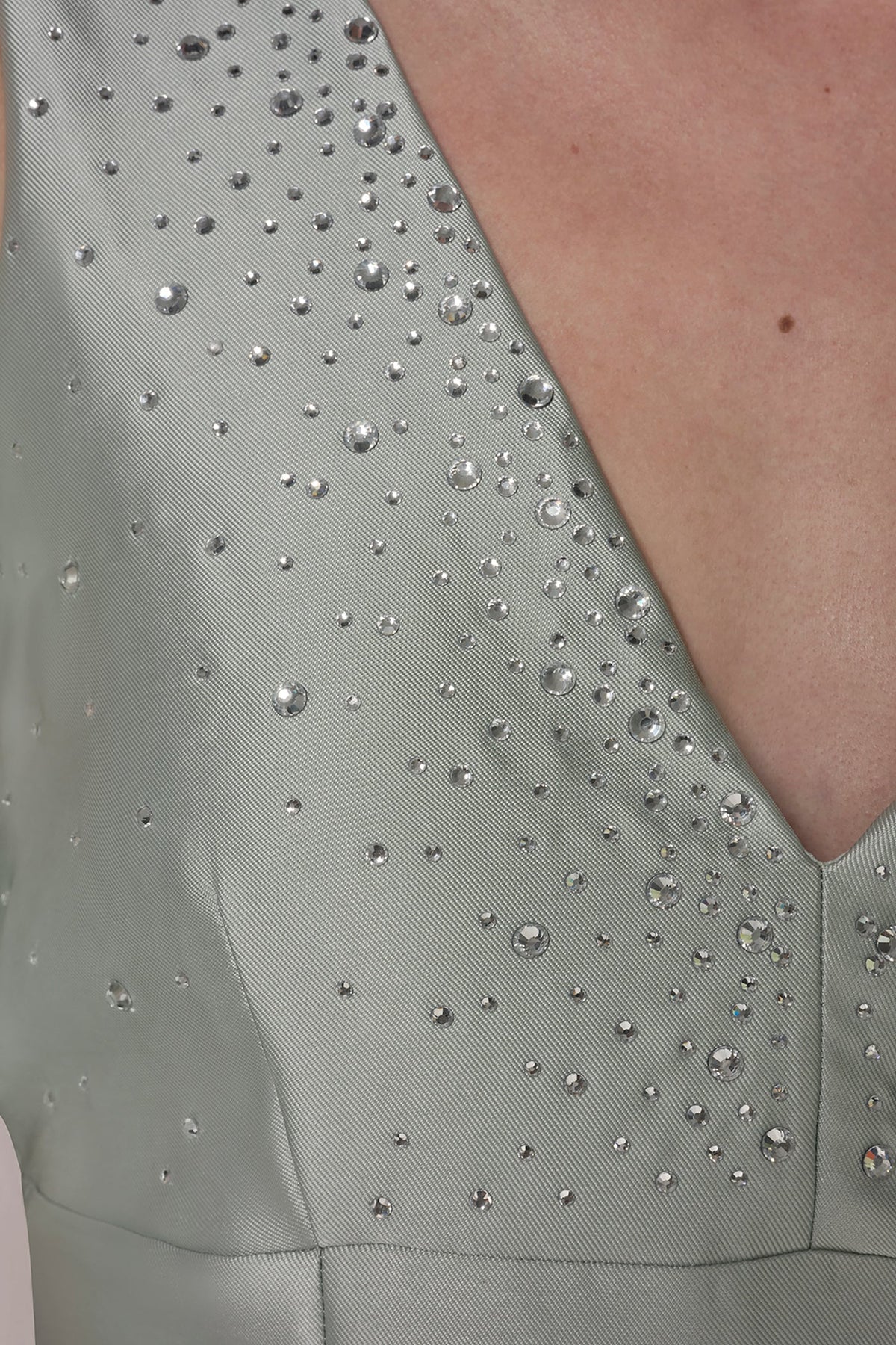 MIKADO CRYSTAL MIDI GOWN