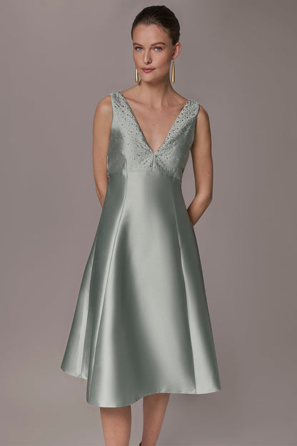 MIKADO CRYSTAL MIDI GOWN
