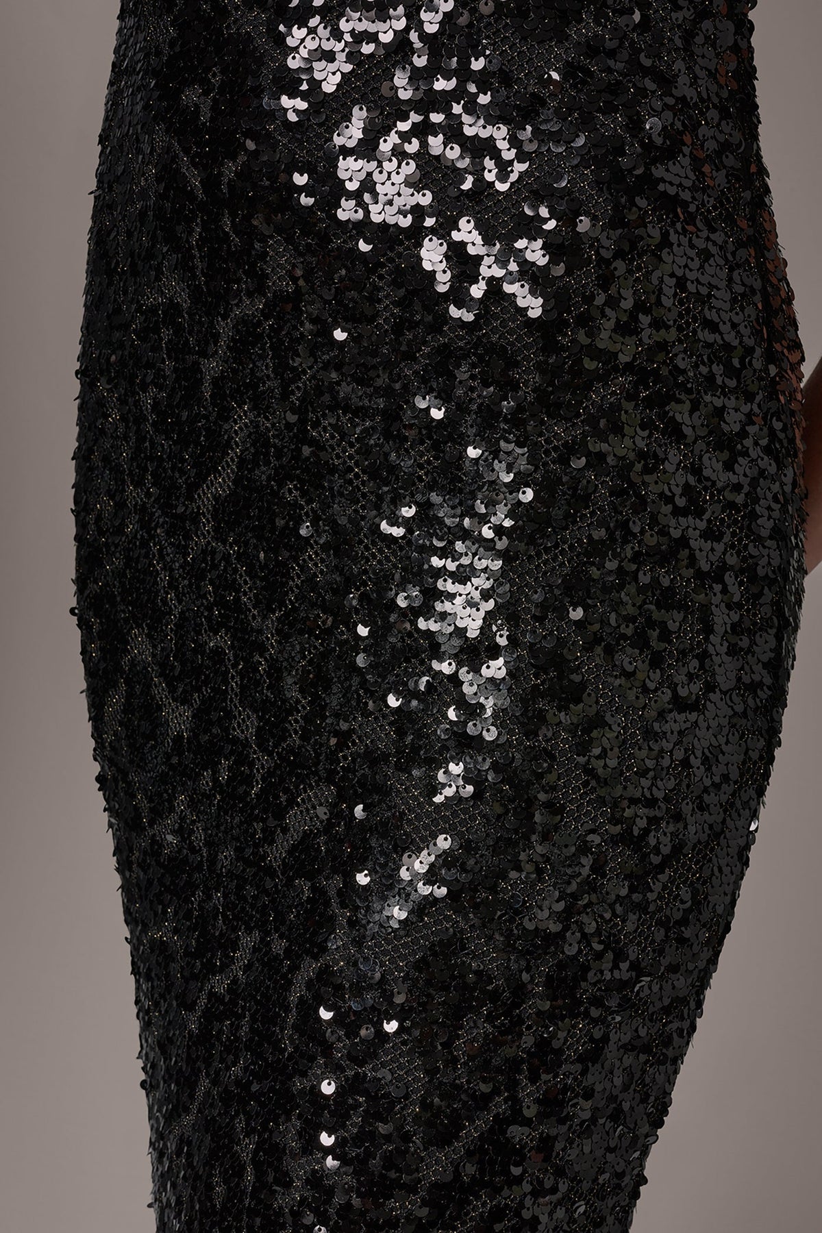 SEQUIN HALTER GOWN