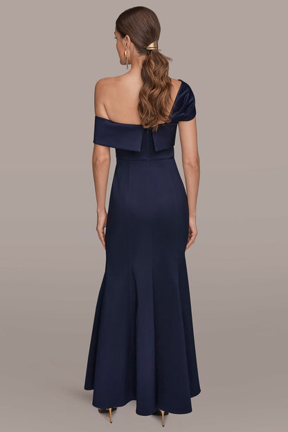 MIKADO OFF-THE-SHOULDER GOWN