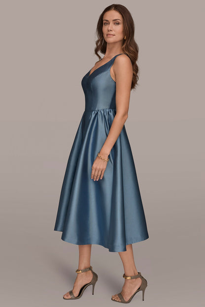 MIKADO SLEEVELESS FLORAL MIDI GOWN