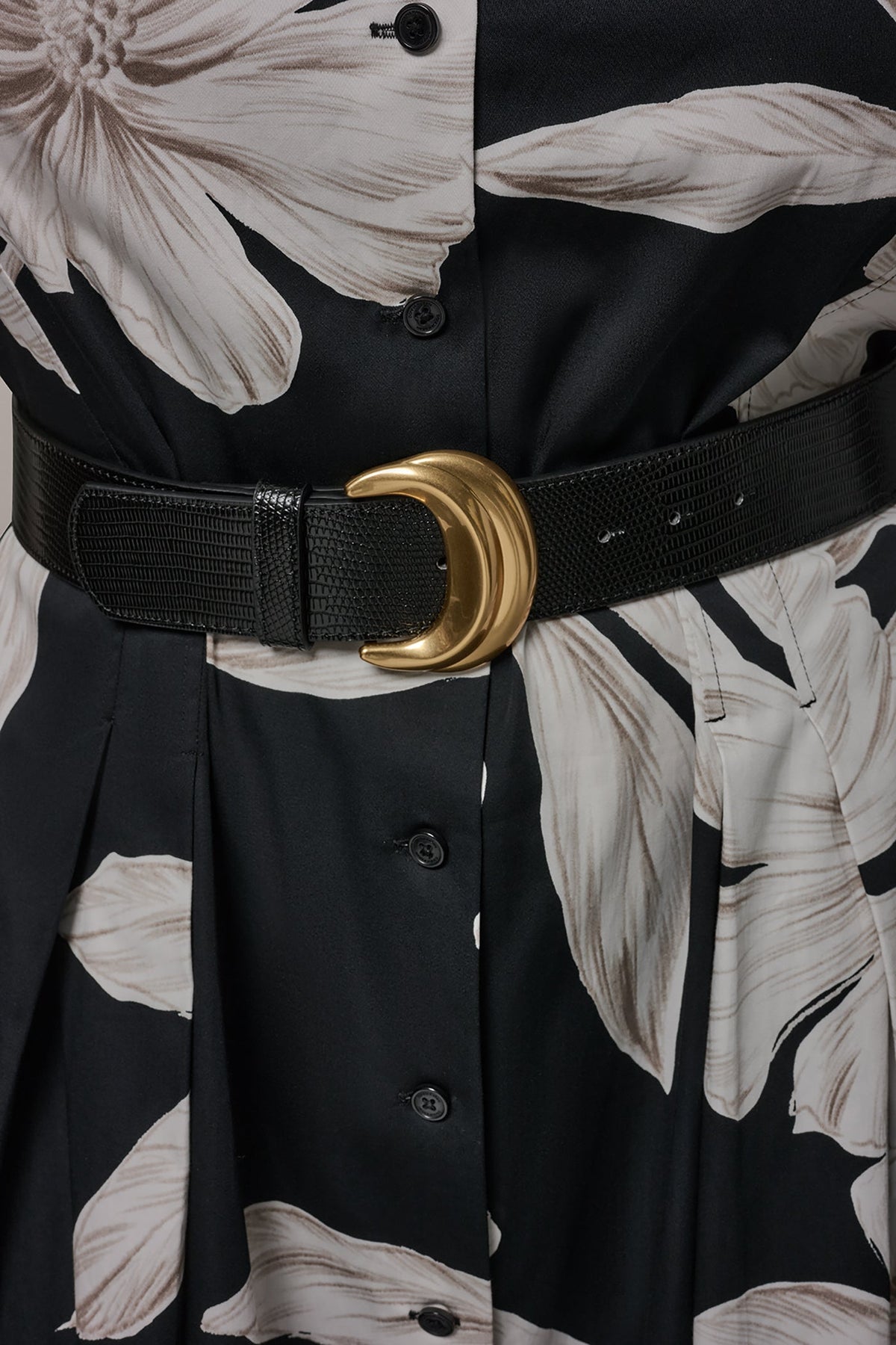 SLEEVELESS MIDI HALTER SHIRT DRESS