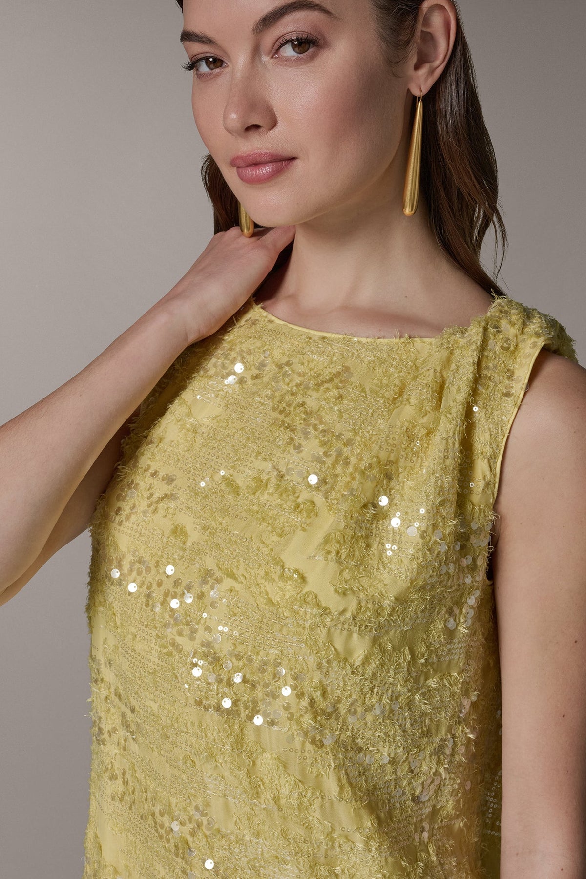 SEQUIN SHIFT DRESS
