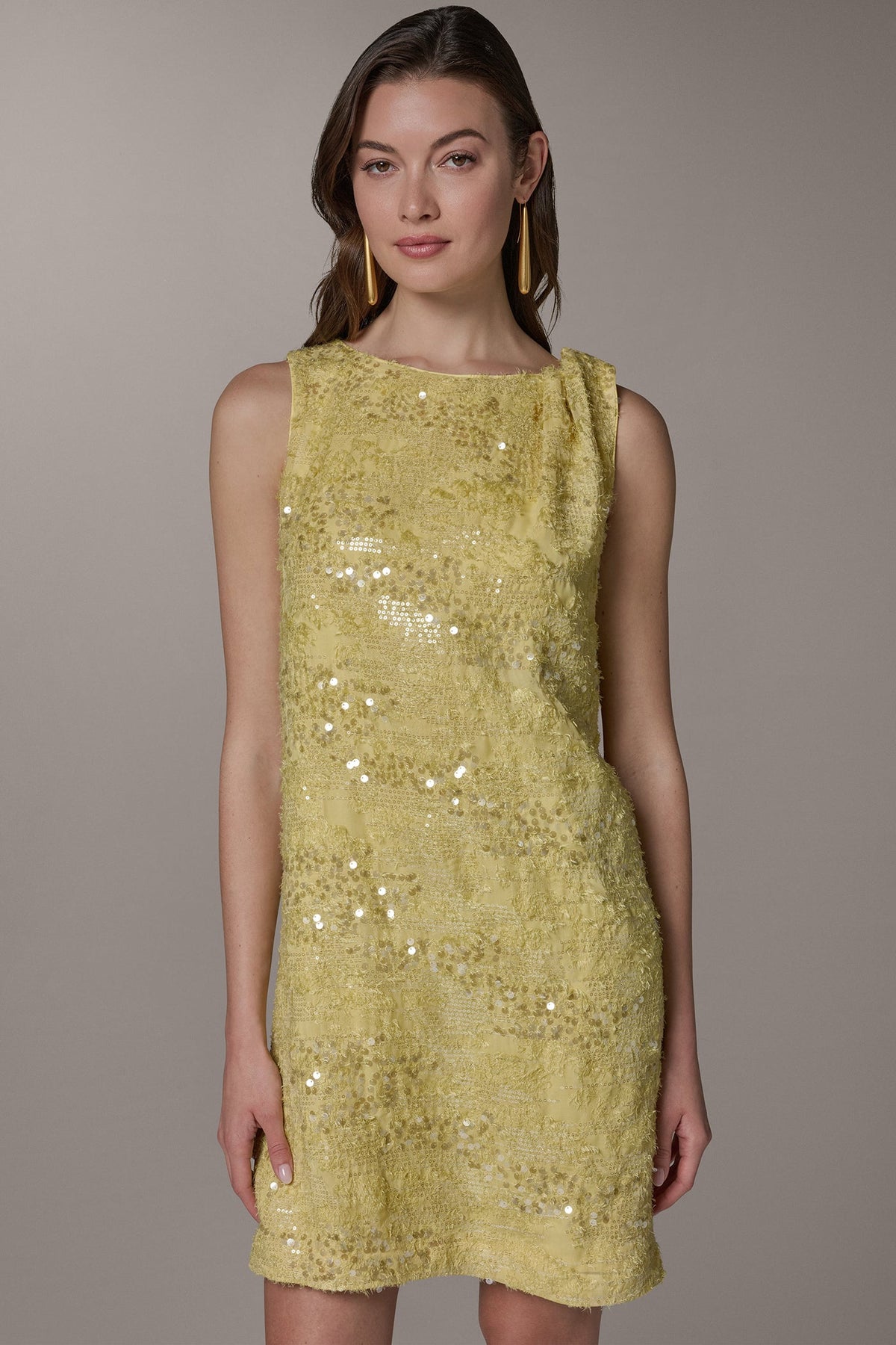 SEQUIN SHIFT DRESS