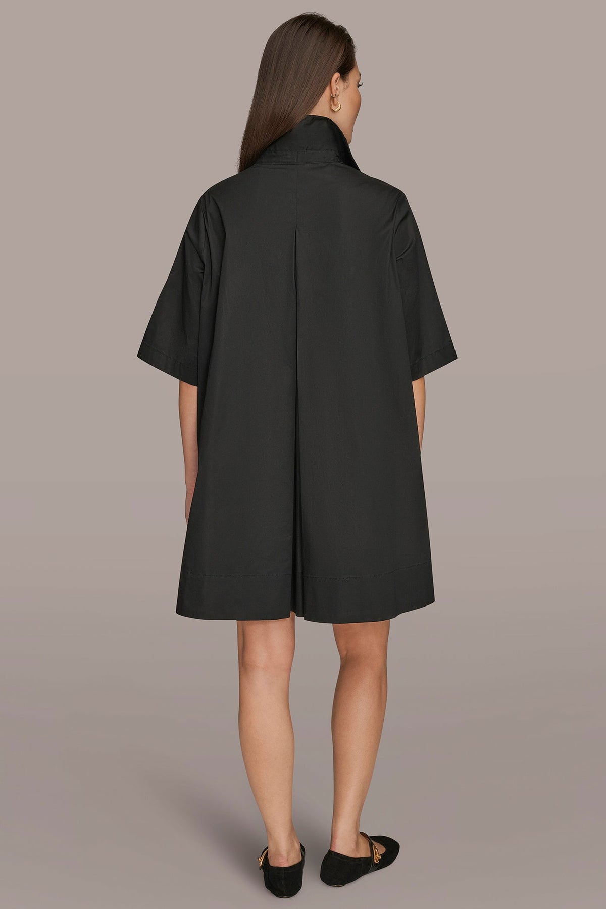 ELBOW-SLEEVE DRESS