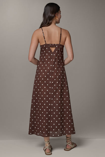 SLEEVELESS MAXI CUTOUT DRESS
