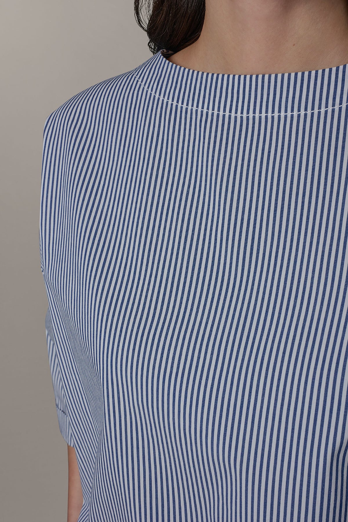 3/4 SLEEVE STRIPE BLOUSE