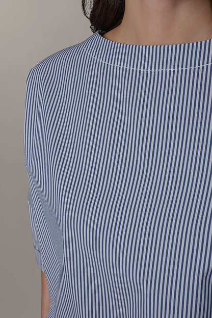 3/4 SLEEVE STRIPE BLOUSE