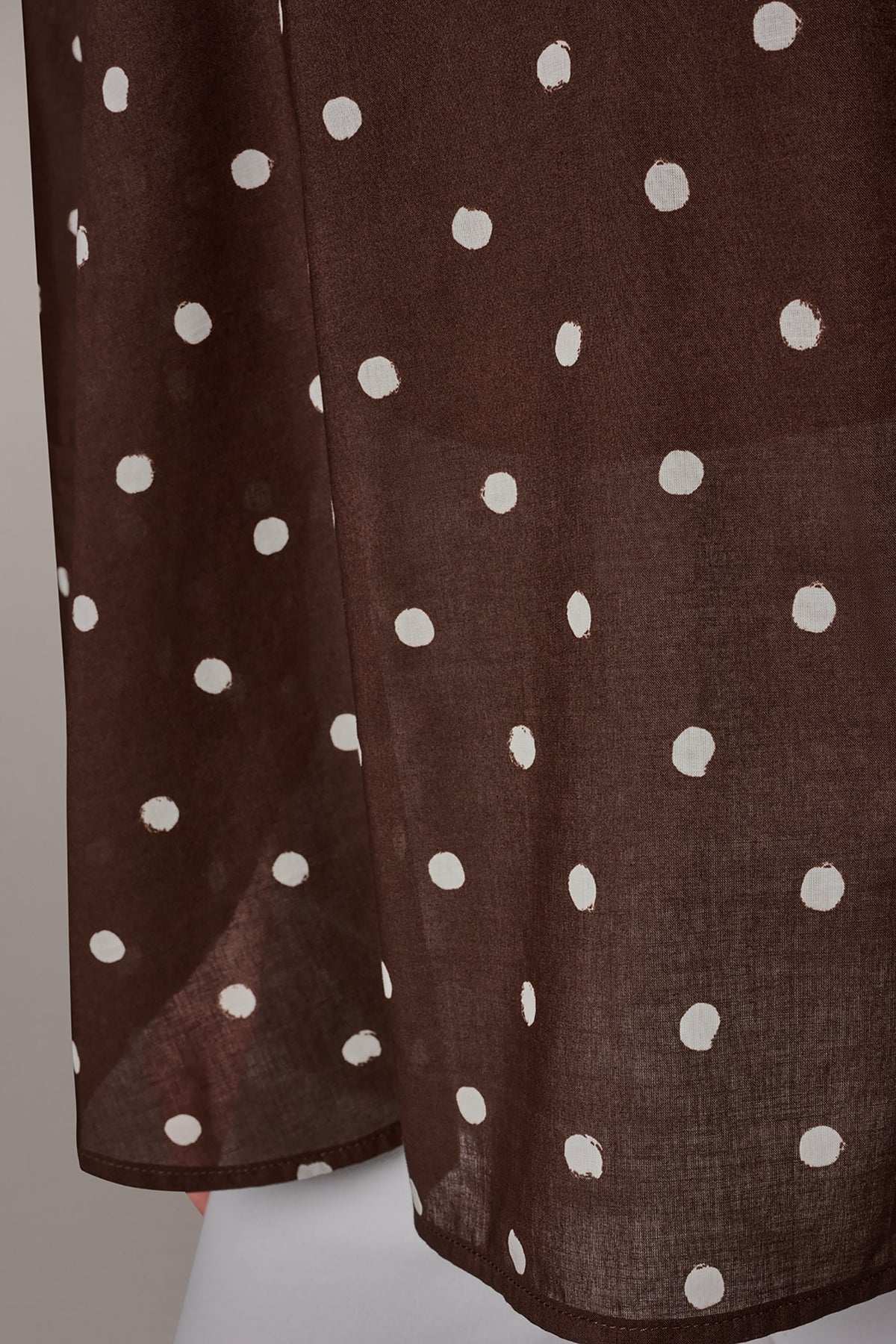 BRACELET SLEEVE POLKA DOT BLOUSE
