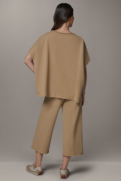 SHORT SLEEVE BOATNECK PULLOVER