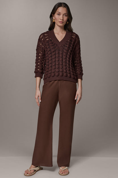 3/4 SLEEVE SWEATER