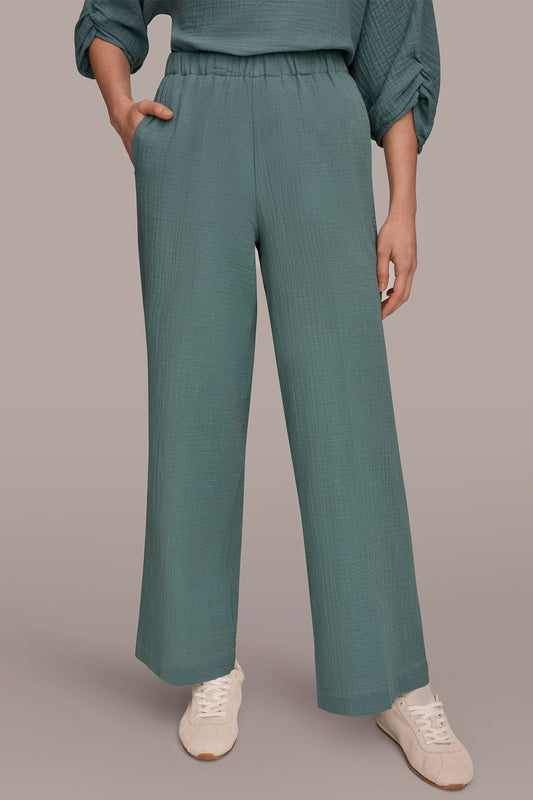 MID-RISE STRAIGHT-LEG PANT