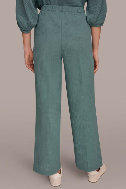 MID-RISE STRAIGHT-LEG PANT