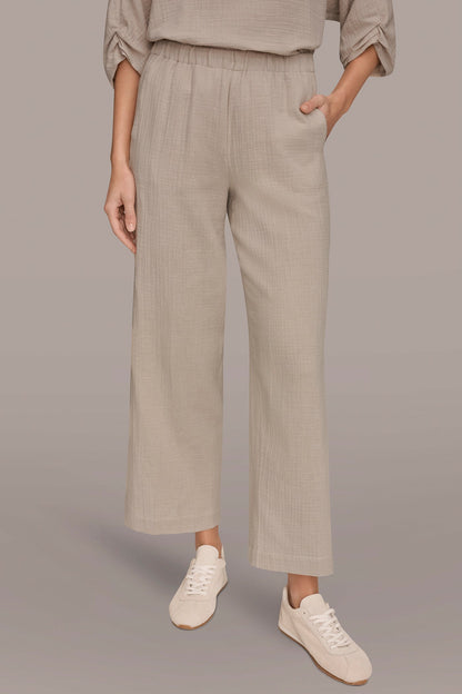 MID-RISE STRAIGHT-LEG PANT